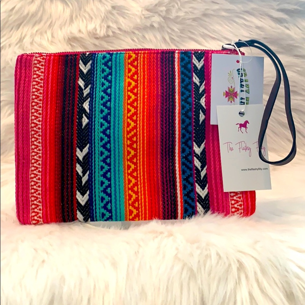 Serape Wristlet